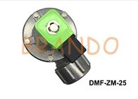 วาล์วชีพจรแม่เหล็กไฟฟ้า AC 220V DMF-ZM-25 พร้อมขดลวดโซลินอยด์สีเขียว