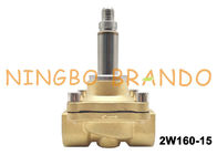 2W160-15 ทองเหลืองน้ำโซลินอยด์วาล์วสำหรับระบบบำบัดน้ำ DN15