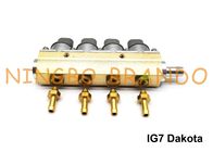 RAIL Type IG7 Dakota หัวฉีดนาวาโฮตัวราง 2 โอห์ม 4 กระบอกอลูมิเนียมสำหรับ LPG CNG