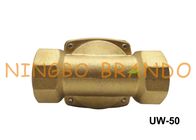 2 &quot;2W500-50 UW-50 Uni-D ประเภท NBR ไดอะแฟรมทองเหลืองไฟฟ้า Solenoid V Alve ปกติปิด AC110V DC24V