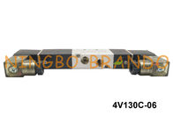 BSPT 1/8 &quot;4V130C-06 A Irtac ประเภทนิวเมติก Solenoid V Alve อากาศ 5 วิธีที่ 3 ตำแหน่ง DC12V AC110V