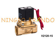 SMC ประเภททองเหลือง Solenoid V Alve สำหรับน้ำก๊าซ 3/8 '' VX2130-10 1/2 '' VX2130-15 220 โวลต์ AC 24 โวลต์ DC