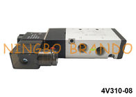 4V310-08 AirTAC Type Pneumatic Solenoid Valve 1/4 &quot;5/2 Way 24VDC
