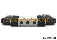 4V320-08 Airtac Type Pneumatic Solenoid Valve 5 ทาง 2 ตำแหน่ง 220VAC