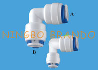 1/4 `` Elbow Push In Connect RO Quick Fittings สำหรับเครื่องกรองน้ำ