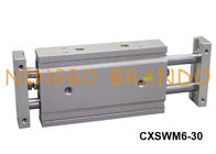 Dual Guide Rod Air กระบอกสูบนิวเมติก SMC ประเภท CXSWM6-30