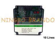 10 Lines Pulse Jet Valve Sequential Timer Controller สำหรับ Dust Collector