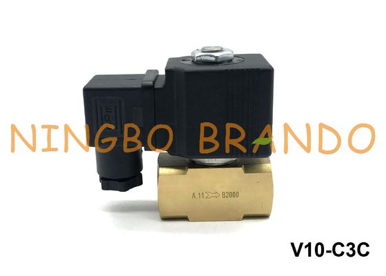 3/8" AC220V V10-C3C VMI Type Extruder Solenoid Valve Direct Acting Normally Closed 2 Way