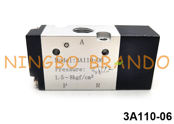 3A110-06 Airtac Type นิวเมติกแอร์นักบินวาล์ว 3 ทาง 2 ตำแหน่ง