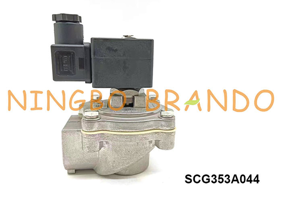 SCG353A044 1'' วาล์วเจ็ตพัลส์มุมขวาเกลียวสำหรับโรงเก็บฝุ่น