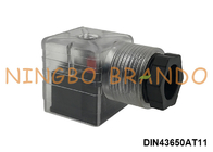 DIN43650A PG11 2P+E โซลีนอยด์โค้ลเชื่อมต่อกับ LED ตัวชี้วัด IP65 AC DC