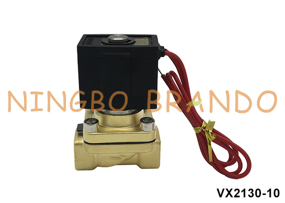 VX2130-10 3/8' วาล์วซอลีนอยด์ทองแดงสําหรับน้ําอากาศ AC220V AC110V DC24V