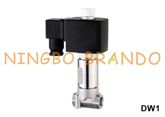 -196 °C อุณหภูมิต่ํามาก วาล์ว solenoid Cryogenic สําหรับไอนิโตรเจนเหลว 1/8'1/4'