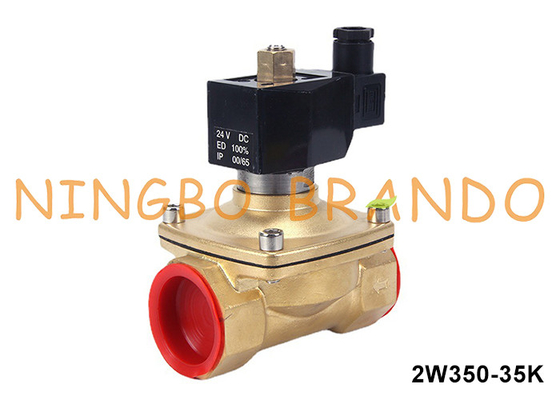 1-1/4' สองทาง ปิดปกติ ทองแดง วาล์วน้ํา Solenoid 220V 110V 24V 12V