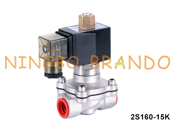 1/2'' 2 Way ปกติเปิดน้ํา สแตนเลส Solenoid วาล์ว 220V 110V 24V 12V