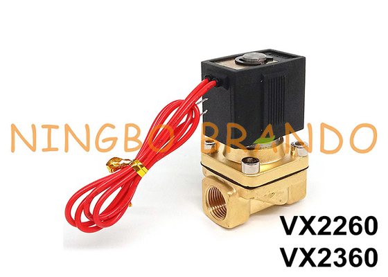 SMC ประเภท VX2360-03 3/8' วาล์วซอลีนอยด์ทองแดง 220V 110V 24V