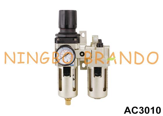 AC3010 1/4' 3/8' กําหนดการกรองอากาศ เครื่องย่อย FR.L การผสม