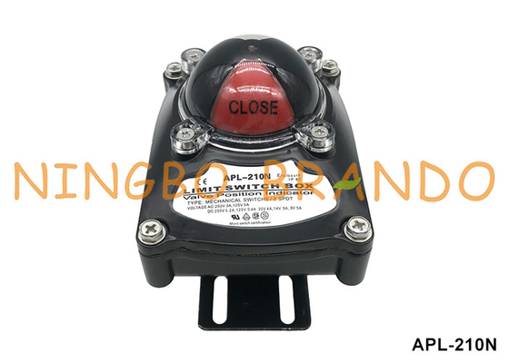 APL-210N ตัวชี้ตําแหน่งวาล์วกล่องสวิทช์ขีดจํากัดสําหรับเครื่องขับอากาศ