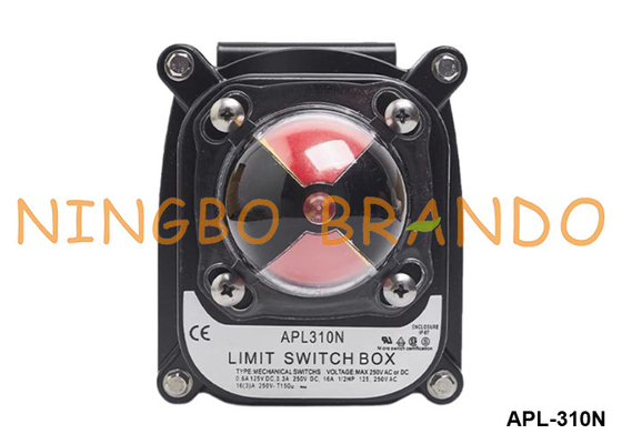 APL-310N ตัวชี้ตําแหน่งของวาล์วกล่องสวิทช์ขีดจํากัด สําหรับวาล์วกระพริกลม