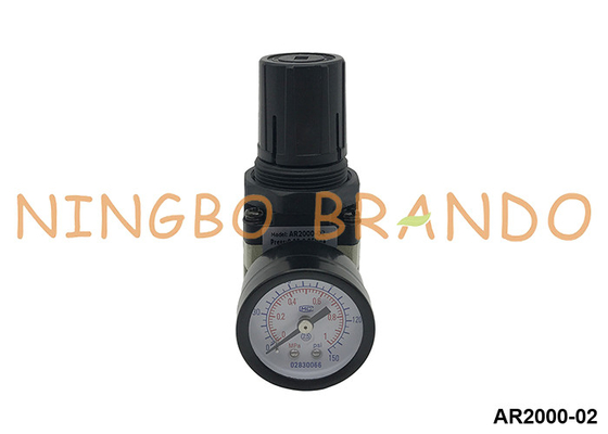 AR2000-02 เครื่องควบคุมความดันอากาศแบบ Pneumatic SMC ขนาด 1/4'' 10 bar