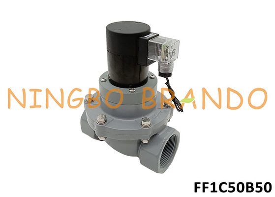 2' CPVC แวลล์ซอลีนอยด์ต่อต้านการเกรดสําหรับสารเคมีกรด แอลคาลี 24V 220V