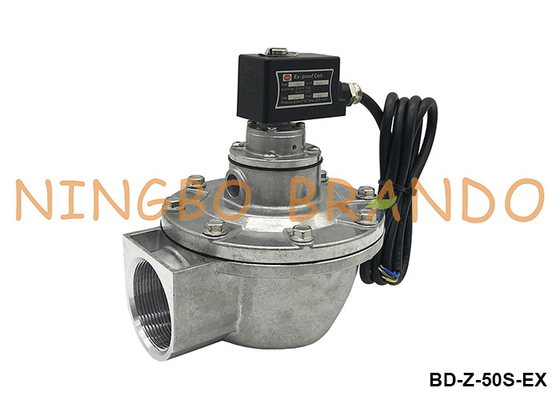 2' หลักระเบิด Solenoid วาล์วเจ็ตแรงกระแทกสําหรับเครื่องเก็บฝุ่น 220V 110V 24V