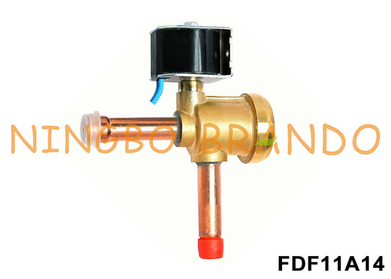 FDF11A14 12.7mm OD ซานฮัวชนิดซอลีนอยด์แวลล์สําหรับการทําความเย็น