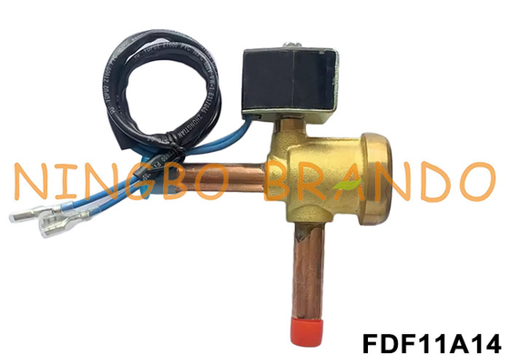 FDF11A14 12.7mm OD ซานฮัวชนิดซอลีนอยด์แวลล์สําหรับการทําความเย็น