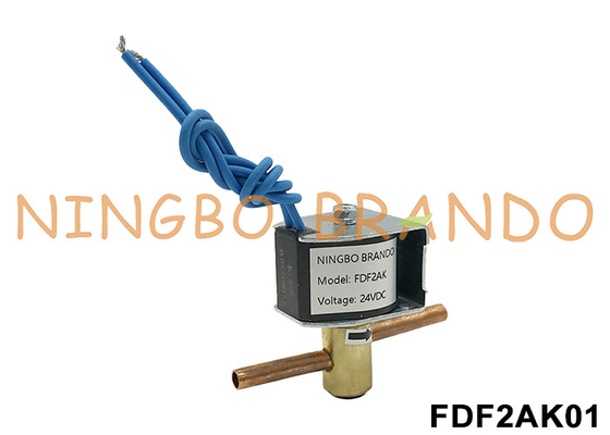 FDF2AK01 Sanhua ประเภท NO ระบบเย็นซอลีนอยด์วาล์ว 24V 110V 220V