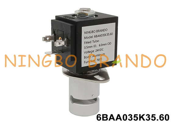 2 ทางเปิดปกติ วาล์วซอลีนอยด์ Pinch สําหรับเครื่องกาแฟ 12V 24V 110V 220V