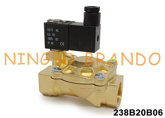 ASCO ประเภท 238 ซีรีส 3/4 'ซอลีนอยด์แวลล์กับร่างกายทองแดง 24V 110V 220V