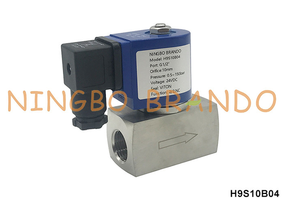 150 บาร์ 1/2' ปั๊มแรงดันสูง ปั๊มซอลีนอยด์สําหรับน้ํา อากาศก๊าซ 24V 110V 220V