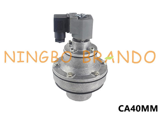 CA40MM 1-1/2' วาล์วกระแทกเก็บฝุ่นที่ติดตั้ง 12V 24V 110V 220V
