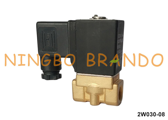 2W030-08 Airtac ประเภท วาล์วโซเลนอยด์ทองแดง สําหรับน้ํา อากาศ 1/4' 220V 110V 24V