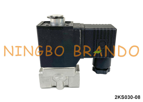 2KS030-08 ประเภท Airtac กุญแจไฟฟ้าเหล็กดัดเหล็กเปิดปกติ 24V 110V 220V