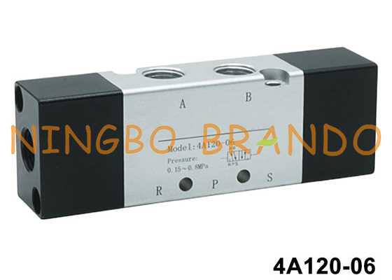 4A120-06 Airtac ประเภท Pneumatic Air Pilot Valve 5/2 Way Double Control การควบคุมแบบสองทาง