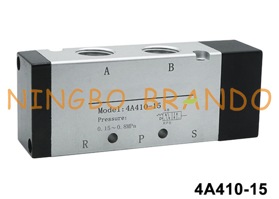 4A410-15 Airtac ประเภท 1/2'' ปาน้ําอากาศ 5 Port 2 ตําแหน่ง