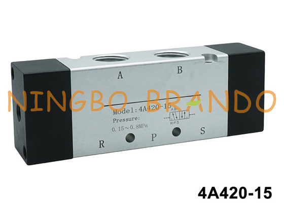 4A420-15 1/2' วาล์วเครื่องบินอากาศแบบปนูเมติก พร้อมร่างสกัดเหล็กอลูมิเนียม