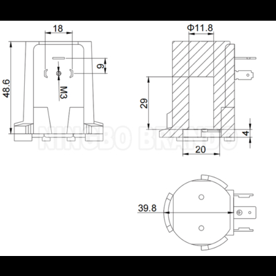 Norgren ประเภท D-32545 พลัสแวลล์สกูลชุด 24V 110V 220V 18W