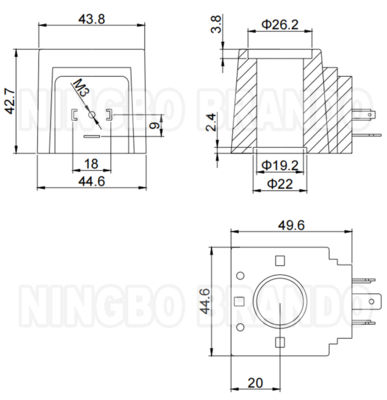พาร์คเกอร์ รุ่น 693715 697228 697229 โซลินอยด์วาล์วขดลวดไฮดรอลิก 110VAC 220VAC