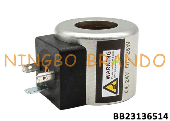 24VDC 26W ไฮดรอลิกซอลีนอยด์วาล์วโค้ลสําหรับ Foton Lovol FR60 Excavator