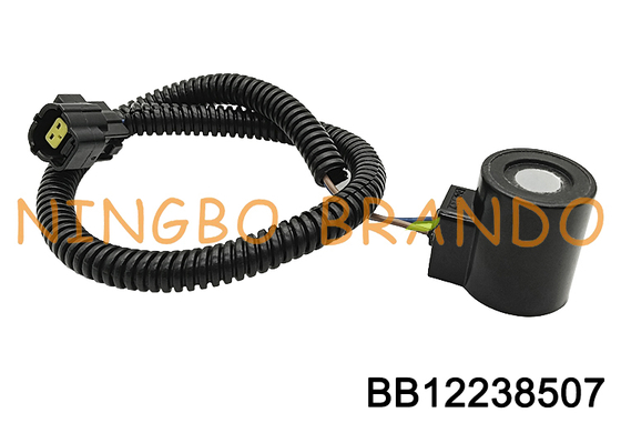 12VDC 12W Excavator Part Hydraulic Solenoid Coil DH55-5 DH55-7 DH60-5 DH60-7 กลมขุด