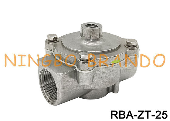 วาล์วไดอะแฟรมพัลส์เจ็ทสำหรับเก็บฝุ่นแบบรีโมทไพลอตขนาด 1 นิ้ว แบบตรง