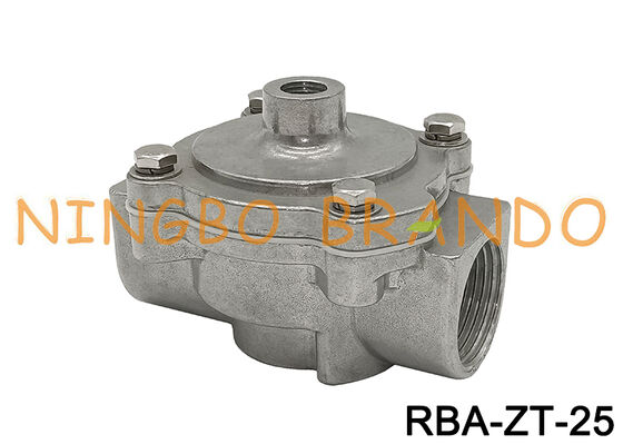 วาล์วไดอะแฟรมพัลส์เจ็ทสำหรับเก็บฝุ่นแบบรีโมทไพลอตขนาด 1 นิ้ว แบบตรง