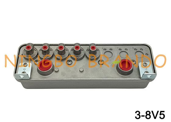 ตู้ควบคุมวาล์วนำร่องระยะไกลของตัวเก็บรวบรวมท่อ 3-8V5 ตัวควบคุม RCA3-8V5 220V 110V 24V