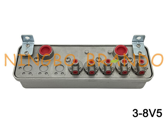 ตู้ควบคุมวาล์วนำร่องระยะไกลของตัวเก็บรวบรวมท่อ 3-8V5 ตัวควบคุม RCA3-8V5 220V 110V 24V