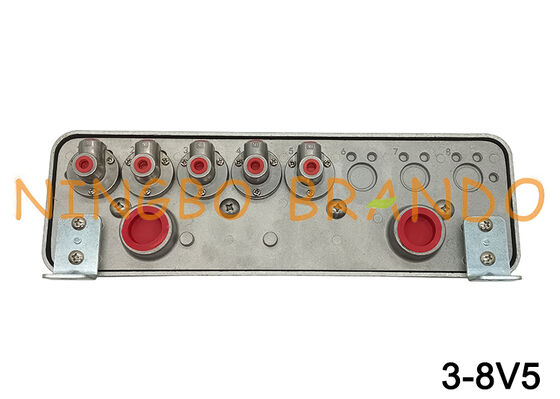 ตู้ควบคุมวาล์วนำร่องระยะไกลของตัวเก็บรวบรวมท่อ 3-8V5 ตัวควบคุม RCA3-8V5 220V 110V 24V