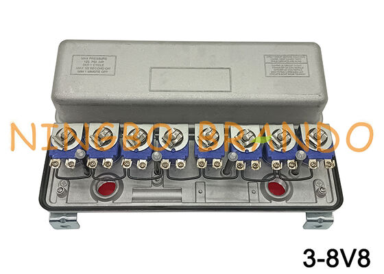 3-8V8 โกเยน ประเภท โซเลนอยด์ พิเล็ต วาล์วกล่อง 3-8V8000-336 3-8V8000-330 12V 24V 110V 220V