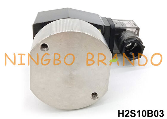 3/8'' High Pressure Stainless Steel Solenoid Valve 100 Bar 220VAC 70 Bar 24VDC
