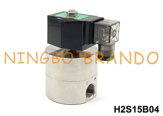 1/2'' 200 bar High Pressure Stainless Steel Solenoid Valve 24V 110V 220V